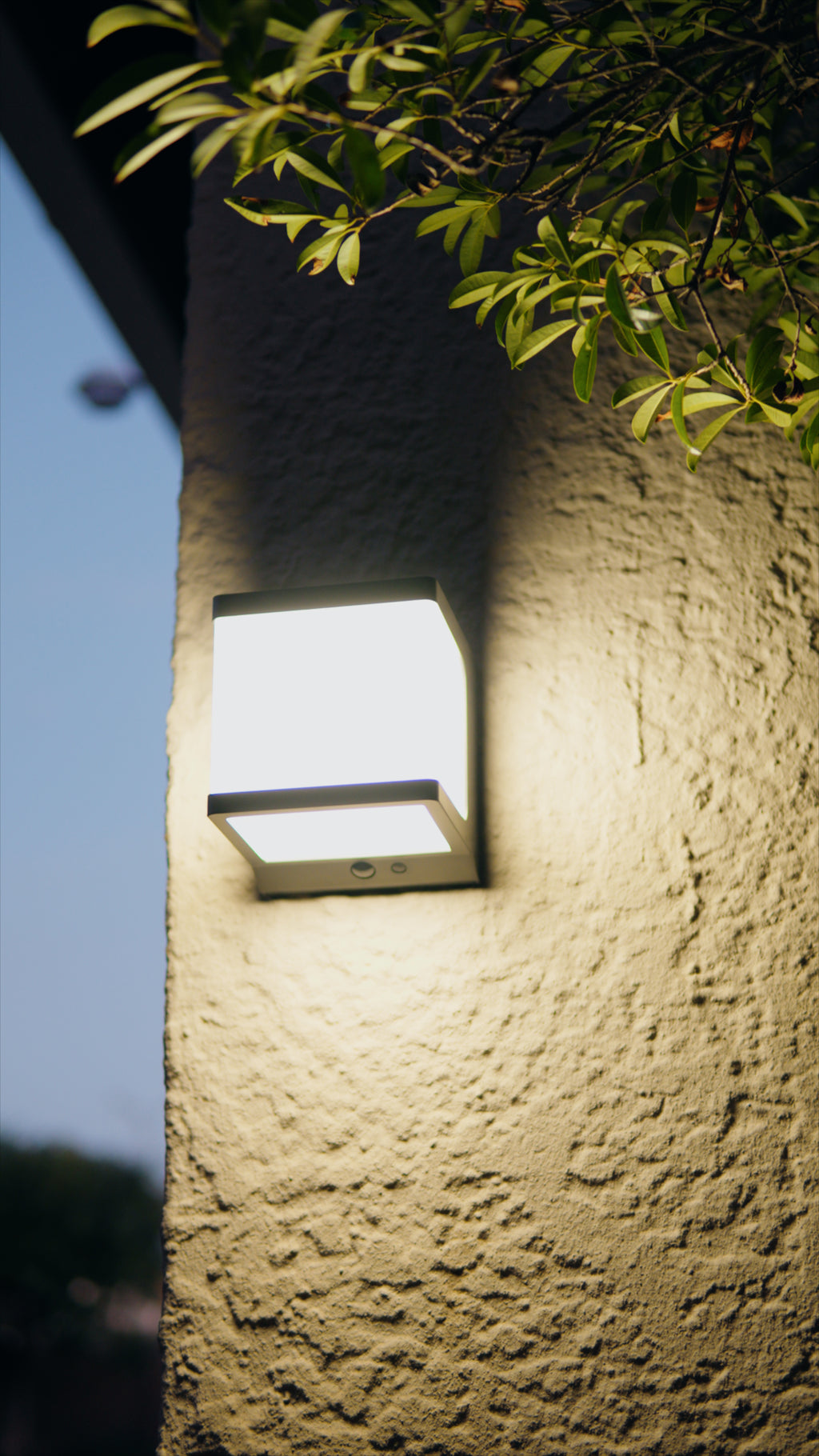 Limelight Cube Series Solar Wall Light