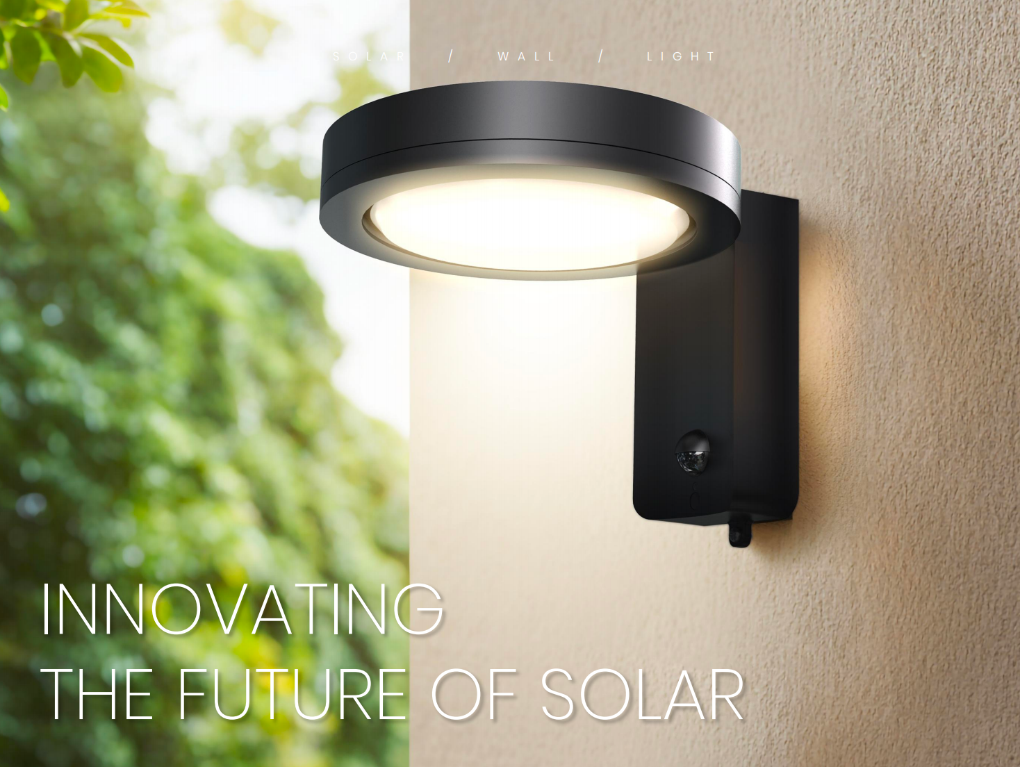 Limelight Mesa Series Solar Wall Light