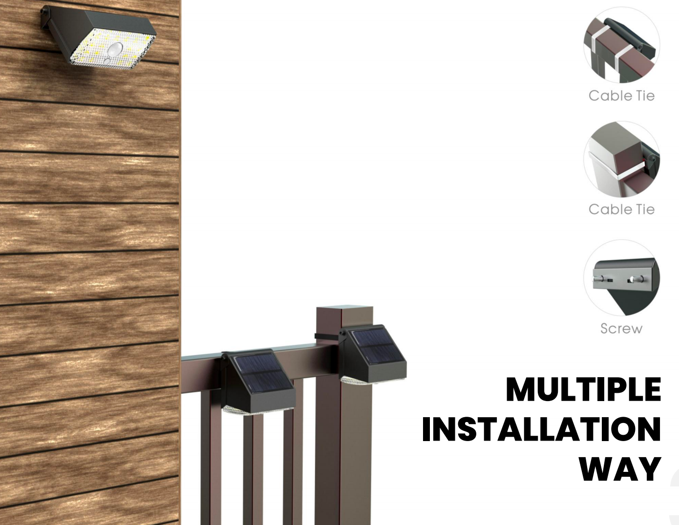 Limelight Mars Series Solar Wall Light